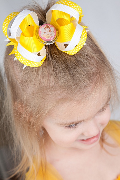 Belle Bottle Cap Bow-