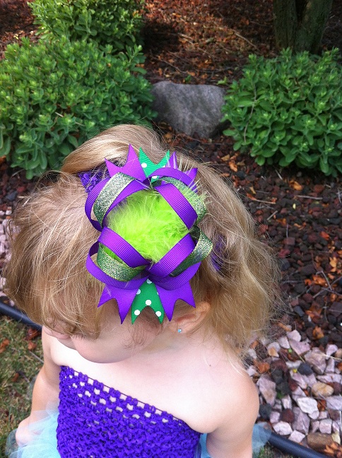 Little Mermaid Loop Bow-