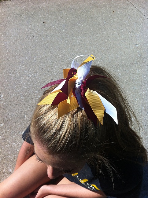 Scrunchie with Cheer Ribbon-